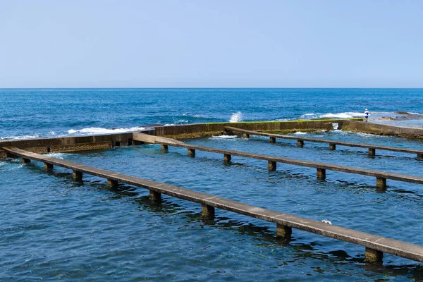 Abbandonare Zona Riproduzione Abalone Sul Mare Taiwan — Foto Stock