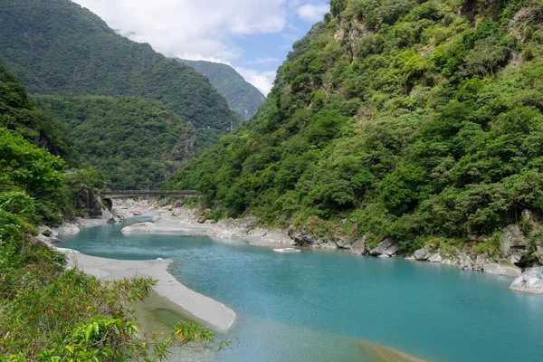 Taiwan Hualien Taroko Liwu River Dam — Stock Photo, Image