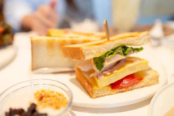 Toast Sandwich Café — Stockfoto