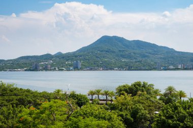 Tayvanlı Bali 'de güzel nehir manzarası 