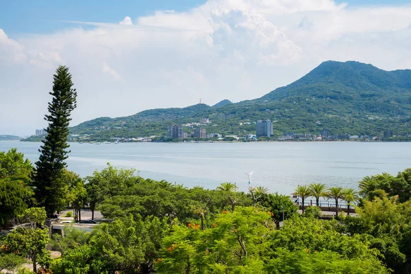 Tayvanlı Bali 'de güzel nehir manzarası 