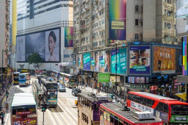 Hong Kong - 6 Haziran 2023: Hong Kong Körfez Geçidi Bölgesi
