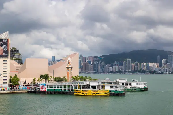 Hong Kong Junio 2023 Ciudad Hong Kong Ferry Público —  Fotos de Stock