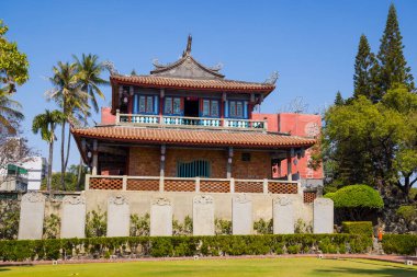 Taiwan - 23 February 2023: Chihkan Tower in Tainan of Taiwan