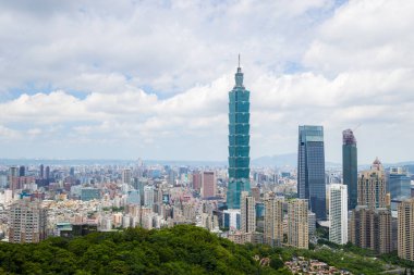 Taipei, Tayvan - 15 Ağustos 2023: Taipei Şehri