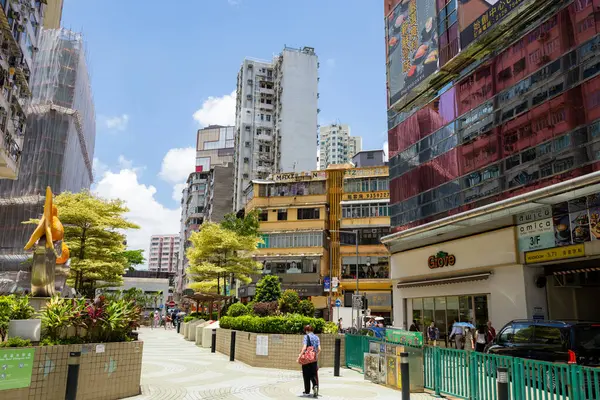 Гонконг Червня 2023 Року Місто Гонконг Районі Монг Кок — стокове фото