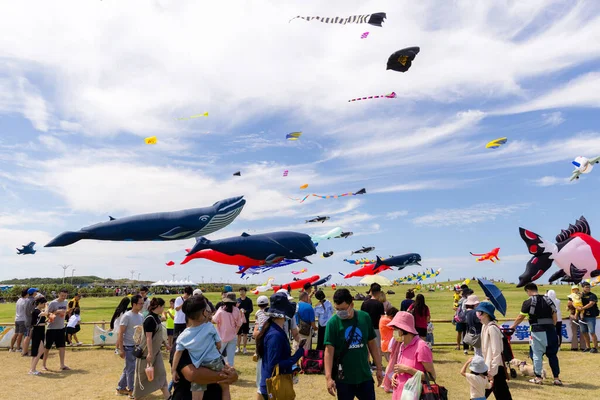 Hsinchu Taiwan September 2023 Hsinchu Stad Internationaal Vliegerfestival Park — Stockfoto