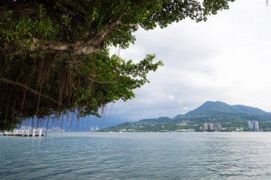 Tamsui nehri Tayvan 'ın Bali bölgesinde.
