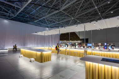 Taoyuan, Tayvan - 25 Ağustos 2023: Taoyuan hakka sergisi 