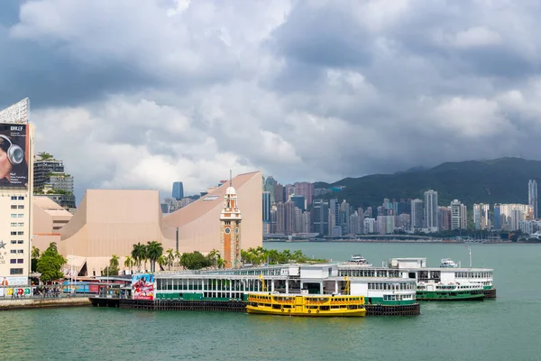 Hong Kong Haziran 2023 Hong Kong Victoria Limanı — Stok fotoğraf