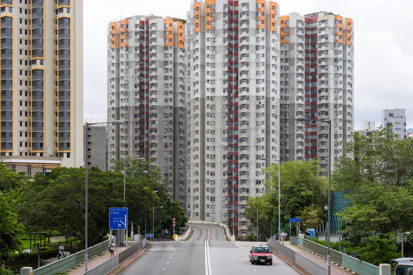 Hong Kong Juni 2023 Appartementencomplex Hong Kong Stad — Stockfoto