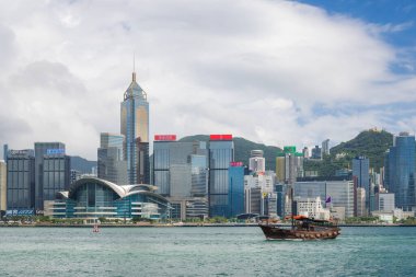 Hong Kong - 20 June 2023: Hong Kong Victoria harbor clipart