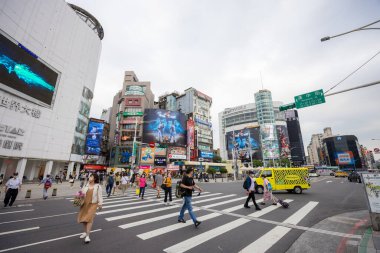 Taipei, Tayvan - 13 Eylül 2023: Tayvan 'ın Ximending ilçesi