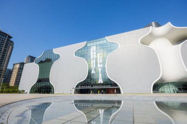 Taichung, Tayvan 25 Ekim 2022: Tayvan Taichung Ulusal Taichung Tiyatrosu