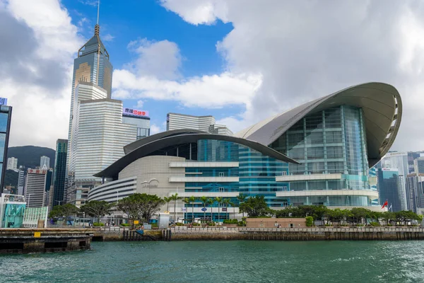 Hong Kong June 2023 Hong Kong Victoria Harbor Wan Chai — Stock Photo, Image