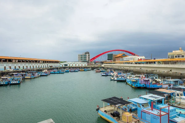 Taoyuan Tayvan Nisan 2022 Tayvan Zhuwei Balık Limanı — Stok fotoğraf
