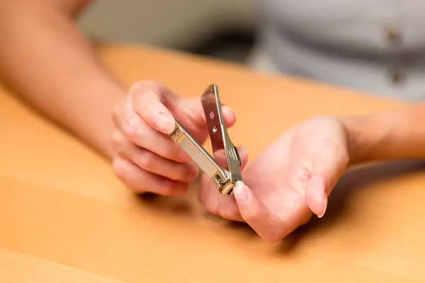 Hand Manicure Nail Clipper — Stock Photo, Image