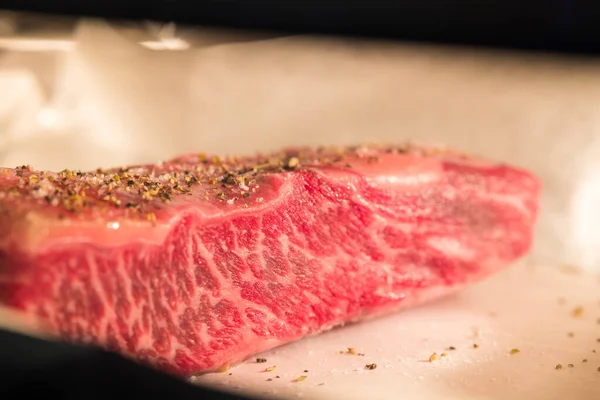 Beef Steak Oven — Stock Photo, Image