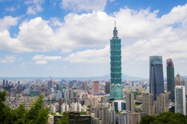 Taipei, Taiwan - 15 August 2023: Taipei city landmark clipart