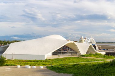 Taoyuan, Tayvan - 30 Ağustos 2023: Tayvan Taoyuan 'daki Yongan Deniz Kabuğu Kültür Deneyimi Parkı