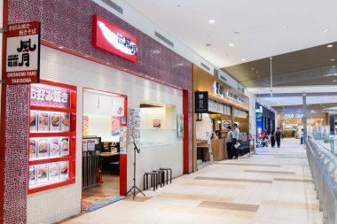 Tayvan - 03 Ekim 2023: Tayvan 'daki Mitsui Outlet parkının içi