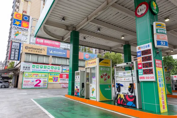 Taiwan Outubro 2023 Posto Gasolina Formosa Taiwan — Fotografia de Stock