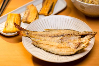 Ev yapımı ızgara balık fileto. 