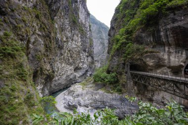 Tayvan Taroko Ulusal Parkı manzarası