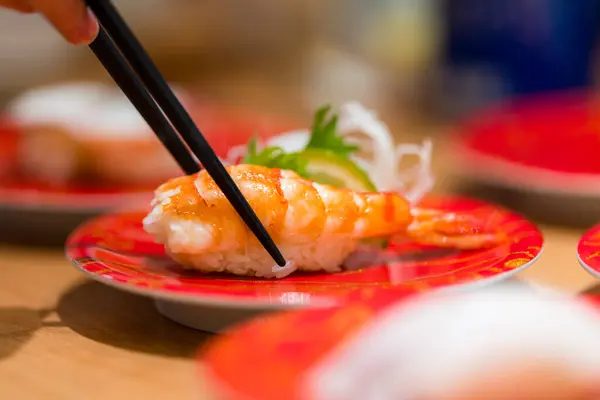 Палочка Еды Суши Японском Ресторане — стоковое фото