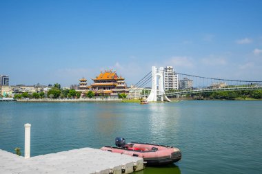 Taoyuan, Tayvan - 07 Ağustos 2023: Tayvan 'daki Longtan Nantian Tapınağı