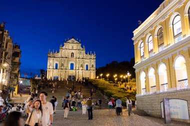 Macau - 28 Haziran 2023: Macau 'daki St. Paul Katedrali