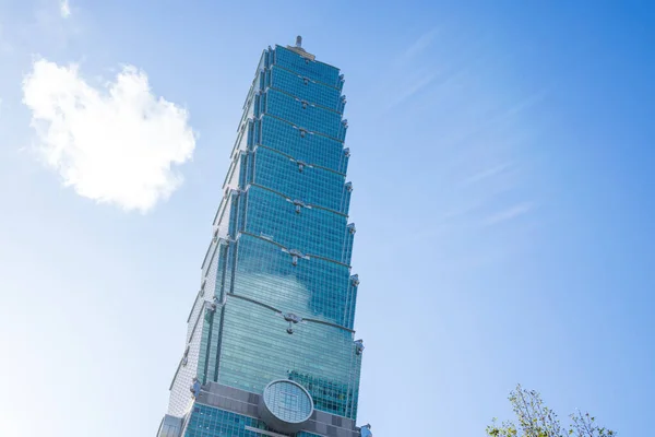 Taipei Taiwan Oktober 2023 Uitzicht Taipei 101 Toren — Stockfoto
