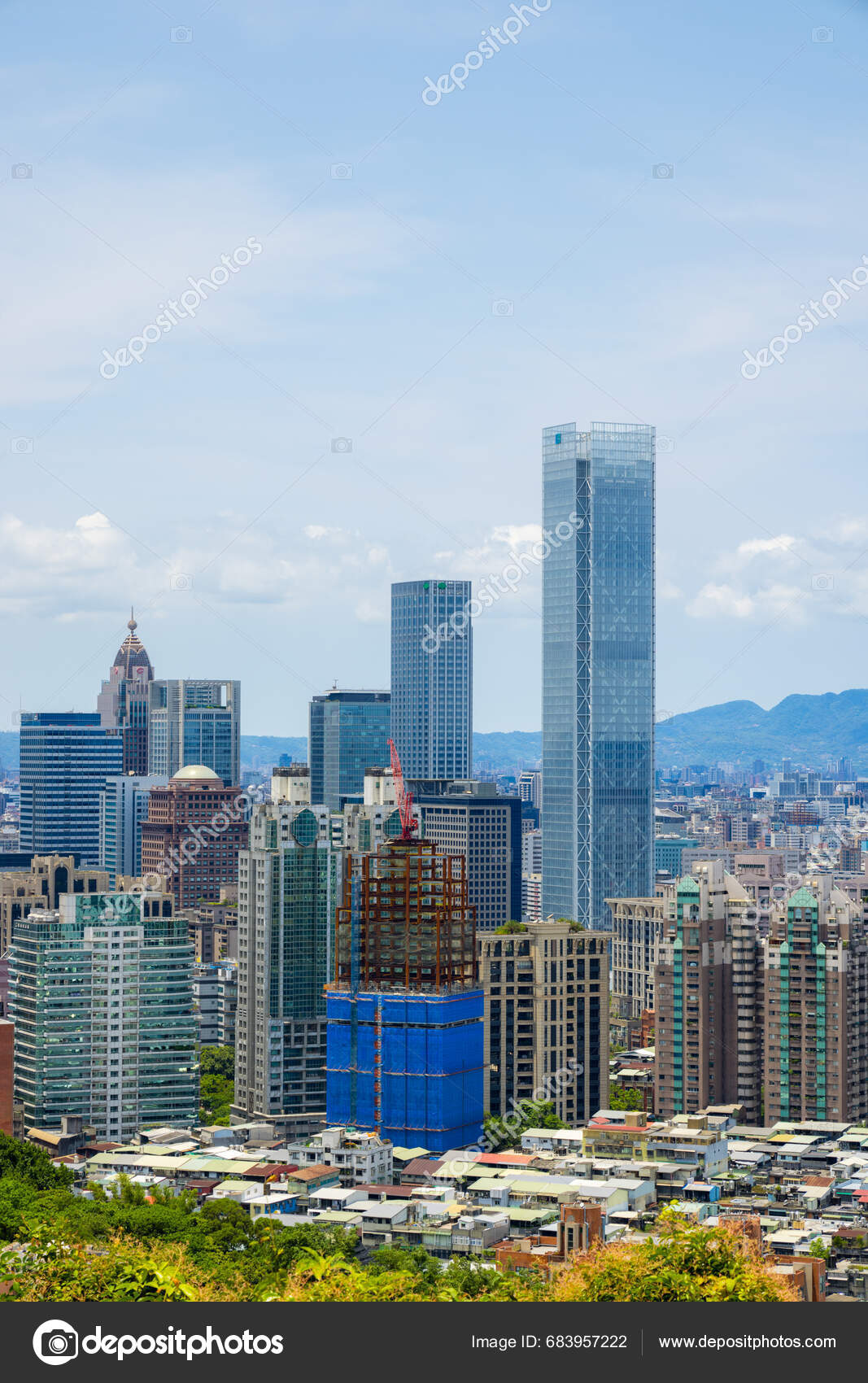 Taipei Taiwan May 2023 Taipei City Skyline — Stock Editorial Photo ...