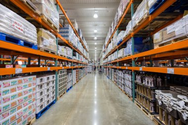 Tayvan - 30 Ekim 2023: Tayvan 'daki Costco mağazası