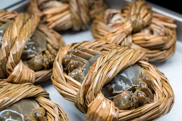 Fresh Raw Chinese Mitten Crab — Stock Photo, Image