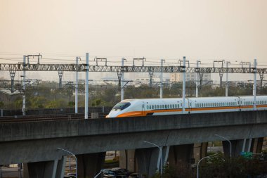 Taiwan - 22 March 2023: Taiwan High Speed Rail at Tainan