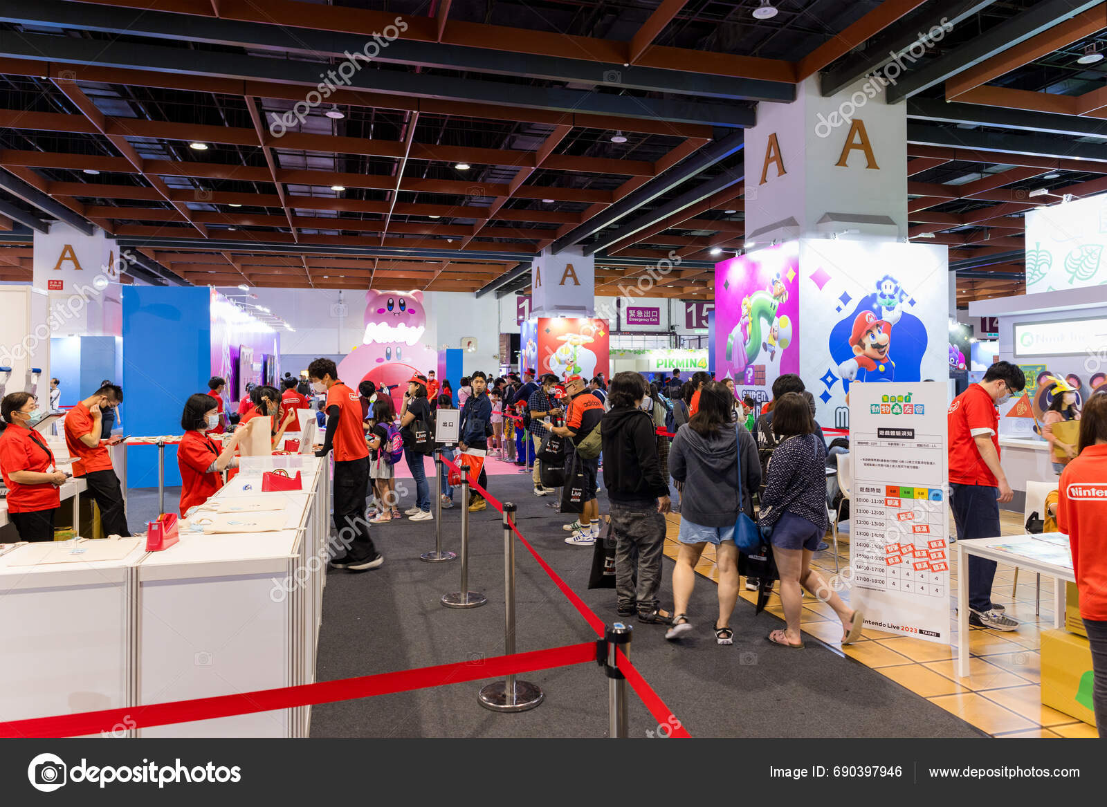 Taipei November 2023 Nintendo Live 2023 Taipei Stock Editorial Photo © leungchopan 690397946