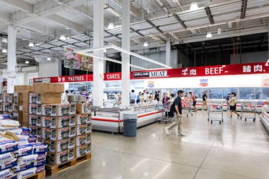 Tayvan - 22 Eylül 2023: Tayvan 'daki Costco mağazası