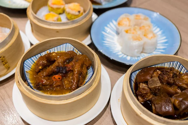 Chinese Different Dim Sum Restaurant — Stock Photo, Image