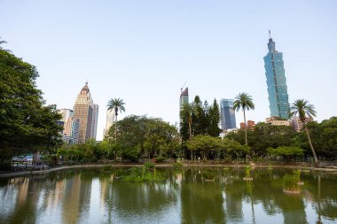 Taipei, Tayvan - 14 Eylül 2023: Taipei şehri