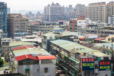 Tayvan - 09 Aralık 2023: Tayvan şehir merkezi Xinzhuang ilçesi