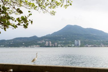 Tamsui nehri Tayvan 'ın Bali bölgesinde.