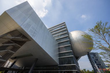 Taipei, Tayvan - 04 Ekim 2022: Tayvan Jiantan 'daki Taipei Sahne Sanatları Merkezi