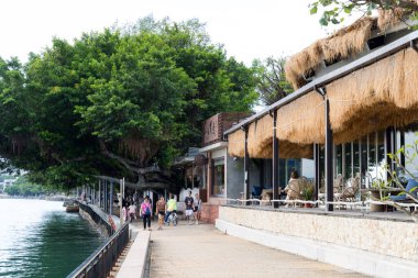 Tamsui, Tayvan 'daki nehir yolu. 