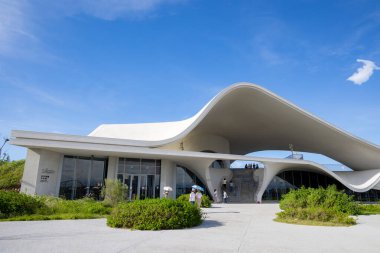 Taoyuan, Tayvan - 30 Ağustos 2023: Tayvan Taoyuan 'daki Yongan Deniz Kabuğu Kültür Deneyimi Parkı