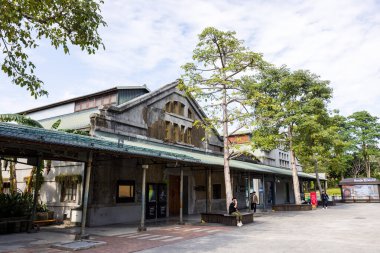 Taipei, Tayvan - 26 Ekim 2023: Huashan 1914 Taipei Yaratıcı Parkı