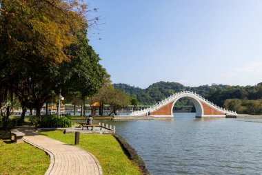 Taipei, Tayvan - 11 Ocak 2024: Taipei 'deki Dahu Parkı