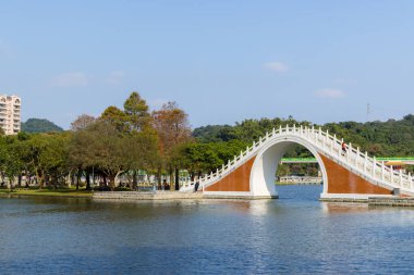 Taipei, Tayvan - 11 Ocak 2024: Taipei 'deki Dahu Parkı