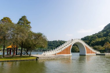 Taipei, Tayvan - 11 Ocak 2024: Taipei 'deki Dahu Parkı