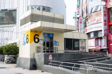 Taipei, Tayvan - 17 Ekim 2023: Ximen ilçesindeki Taipei şehri